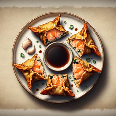 Image of Salmon Wontons