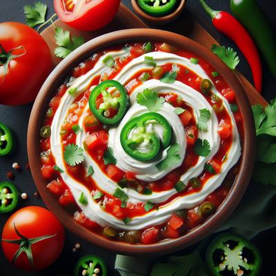 Image of Salsa and Cream Cheese Dip