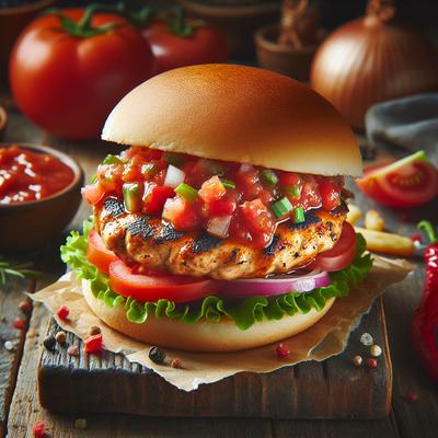 Image of Salsa Chicken Burgers