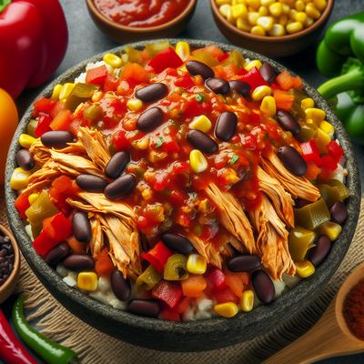 Image of Salsa Chicken Burrito Filling