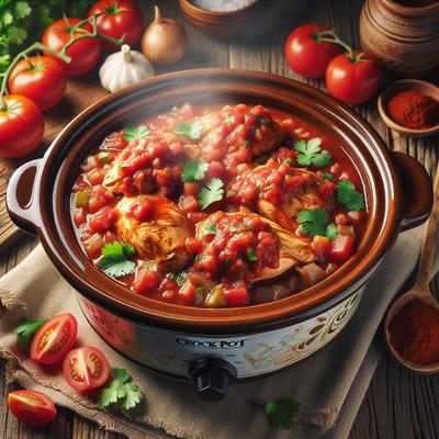 Image of Salsa Chicken in the Crock Pot