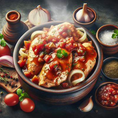 Image of Salsa Chicken Slow Cooker Recipe