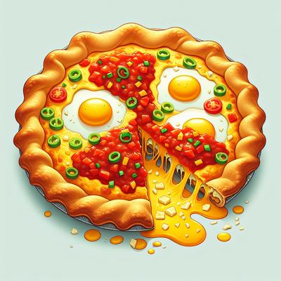 Image of Salsa Omelet Pie