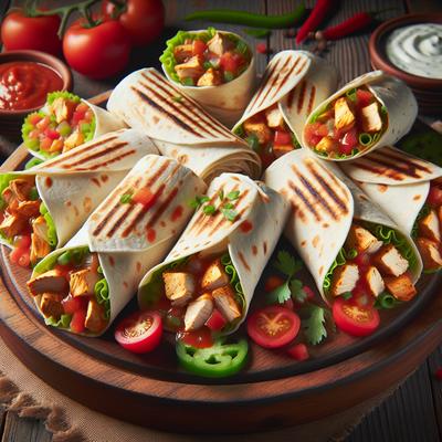 Image of Salsa Ranch Chicken Wraps