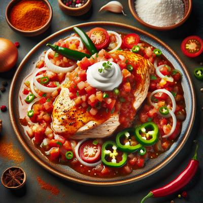 Image of Salsa Sour Cream Chicken