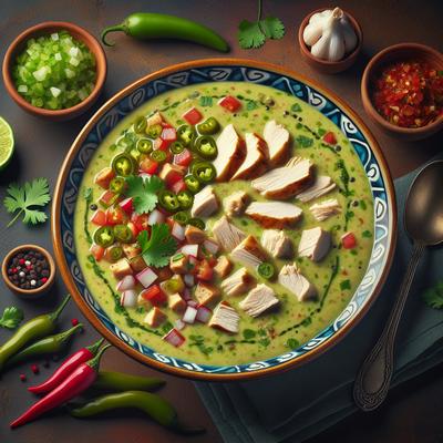 Image of Salsa Style Green Chile Chicken Bisque