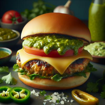 Image of Salsa Verde Turkey Burger