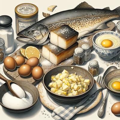 Image of Salt Cod with Scrambled Eggs