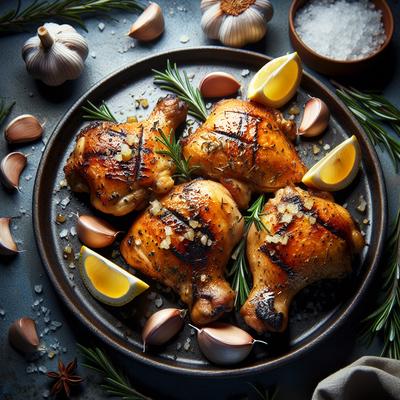 Image of Salt Grilled Chicken Thighs