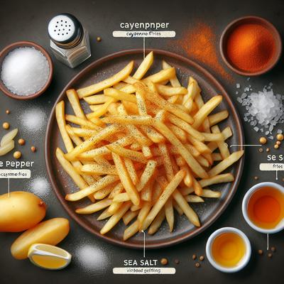 Image of Salt Vinegar and Cayenne Fries