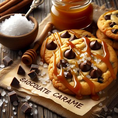 Image of Salted Caramel Chocolate Chip Cookies