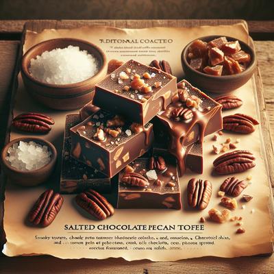 Image of Salted Chocolate Pecan Toffee