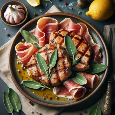 Image of Saltimboccas Veal with Prosciutto and Fresh Sage
