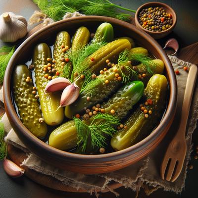 Image of Saltwater Pickles with Dill