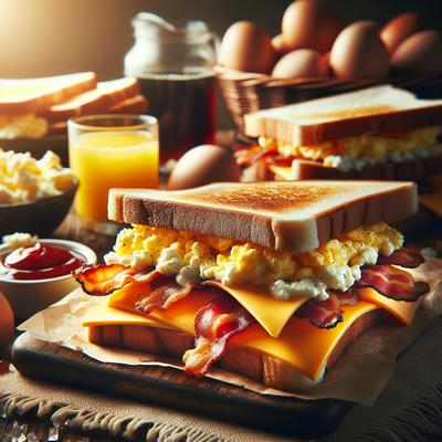 Image of Sam's Breakfast Sammy Sandwiches