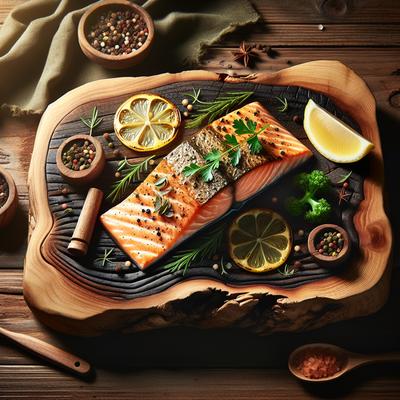 Image of Sam the Cooking Guy's Cedar Plank Salmon