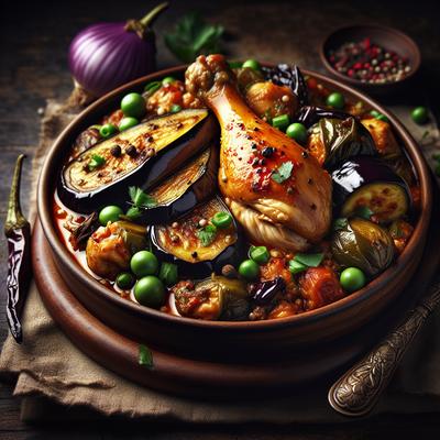 Image of Samantha's Fabulous Chicken and Eggplant Aubergine