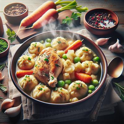 Image of Samantha's Satisfying Chicken and Dumplings