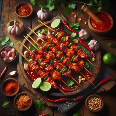 Image of Sambal Chicken Skewers
