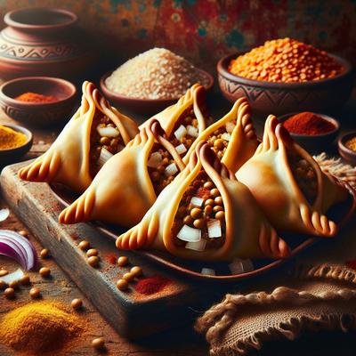 Image of Sambossa Ethiopian Appetizer