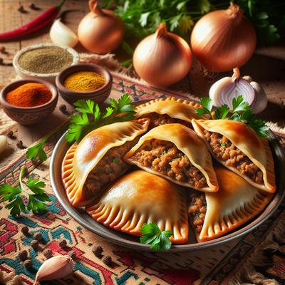 Image of Sambousak Bi Lahm Egyptian Meat Pies
