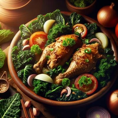 Image of Samoan Chicken Kale Moa