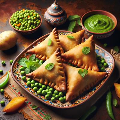 Image of Samosas Indian Savoury Pies