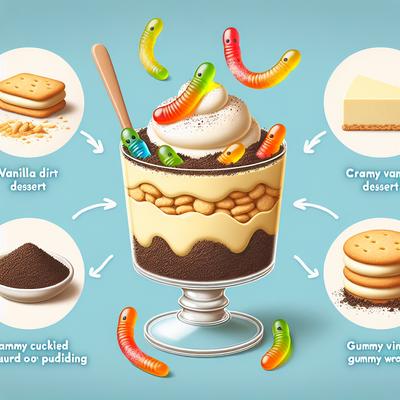 Image of Sand Dessert Aka Vanilla Dirt Dessert