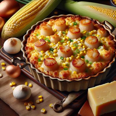 Image of Sandra's Scallop Corn Casserole