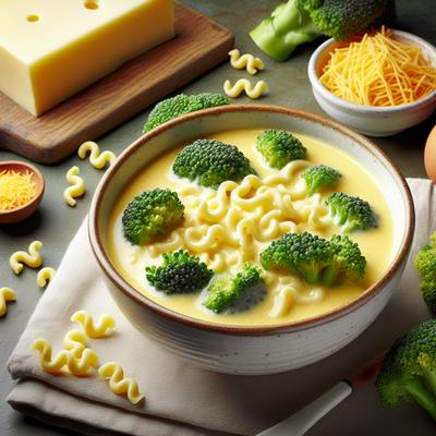 Image of Sandy's Broccoli Cheese Noodle Soup
