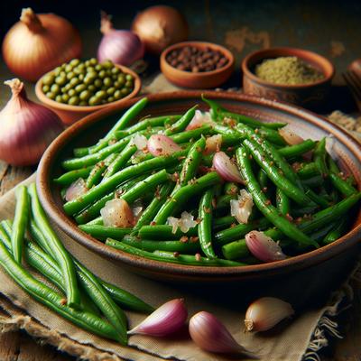 Image of Sandy D Amato's Sauteed Green Beans with Shallots and Nutmeg
