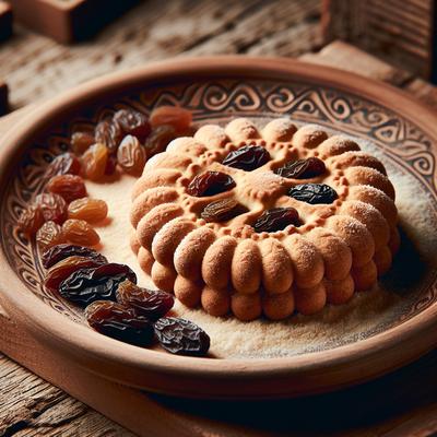 Image of Sandy Raisin Biscuit Russian Korj