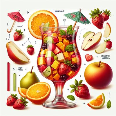 Image of Sangria Fruit Cups Non Alcoholic