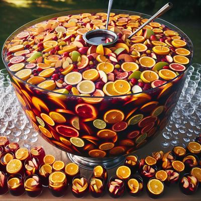 Image of Sangria Punch Catering Quantity for 150 People