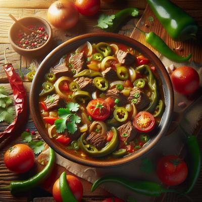 Image of Santa Fe Beef and Green Chile Stew