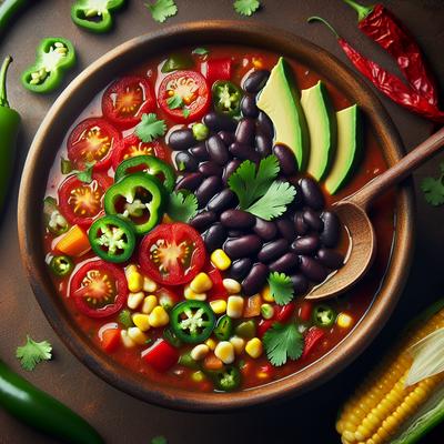 Image of Santa Fe Black Bean Gazpacho