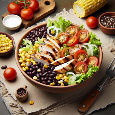 Image of Santa Fe Chicken Black Bean Salad
