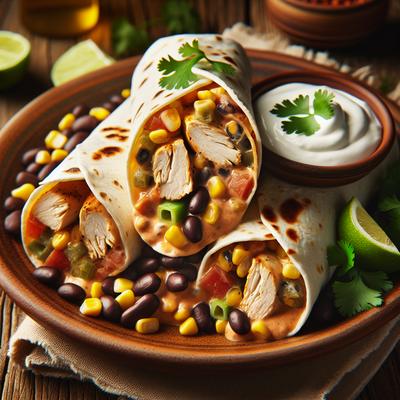 Image of Santa Fe Chicken Rollups