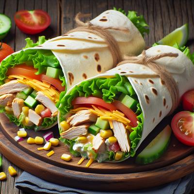 Image of Santa Fe Chicken Salad Wraps