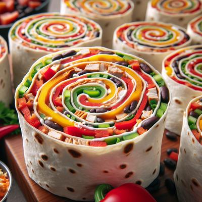 Image of Santa Fe Pinwheel Wraps for a Crowd