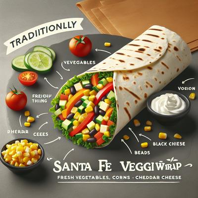 Image of Santa Fe Veggie Wrap