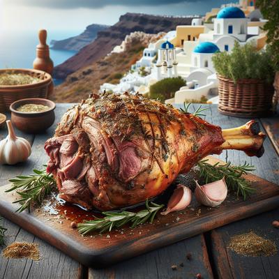 Image of Santorini Roasted Leg of Lamb