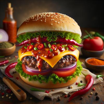 Image of Sara's Chilli Beef Burger