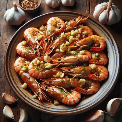 Image of Sara's Garlic Prawns