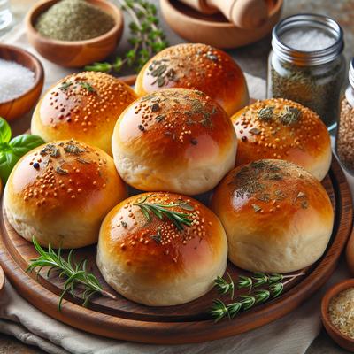 Image of Sara's Herb Rolls Bread Machine