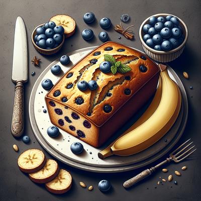 Image of Sarah's Blueberry Banana Bread