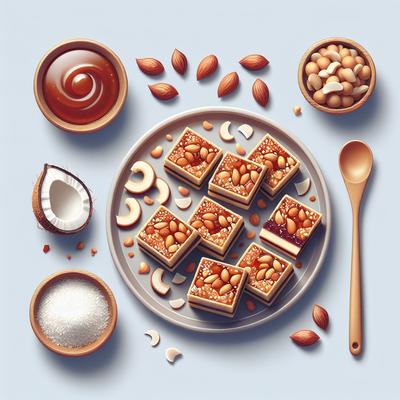 Image of Sarah's Nutty Coconut Jam Bars