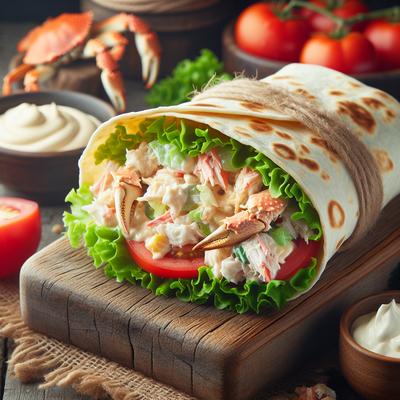 Image of Sarah Palins Alaskan Crab Wrap Sandwich