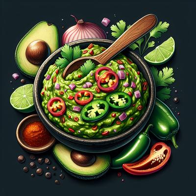 Image of Sarahs Super Spicy Guacamole