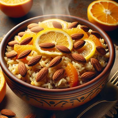 Image of Sarasota's Almond Citrus Rice Pilaf